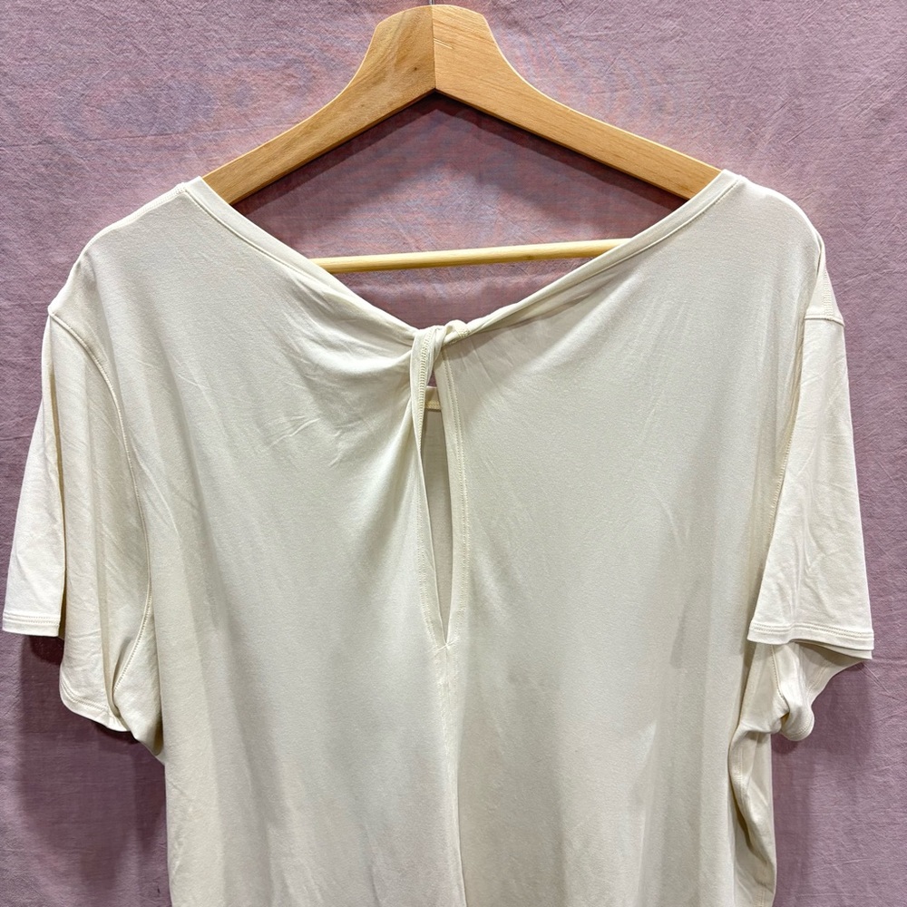 Lululemon Short Sleeve Shirt – Light Ivory / XL - Picture 5 of 6